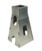 Pole Base - side view transparent